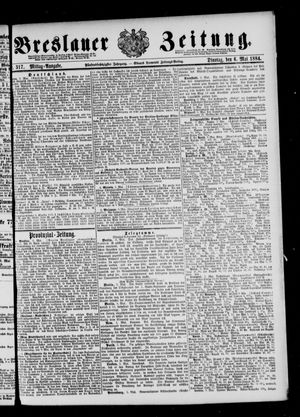 Breslauer Zeitung on May 6, 1884