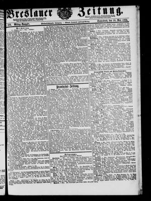 Breslauer Zeitung vom 10.05.1884