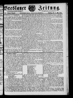 Breslauer Zeitung on May 11, 1884
