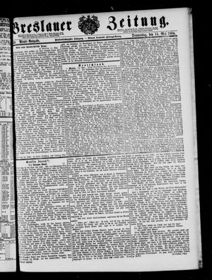 Breslauer Zeitung on May 15, 1884