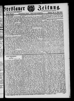 Breslauer Zeitung vom 18.05.1884