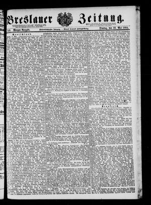 Breslauer Zeitung on May 20, 1884