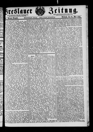 Breslauer Zeitung on May 21, 1884