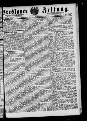 Breslauer Zeitung vom 21.05.1884