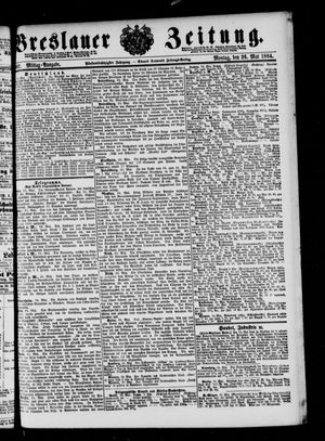 Breslauer Zeitung vom 26.05.1884