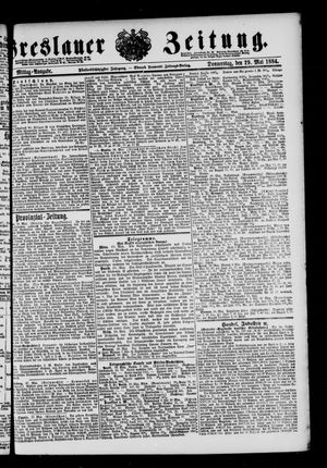 Breslauer Zeitung on May 29, 1884