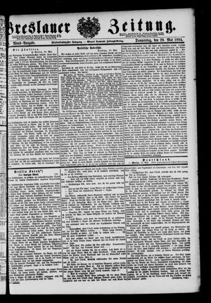 Breslauer Zeitung on May 29, 1884