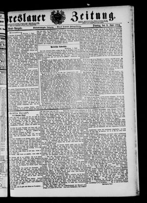 Breslauer Zeitung on Jun 3, 1884