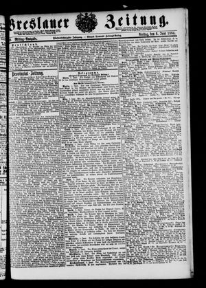 Breslauer Zeitung vom 06.06.1884