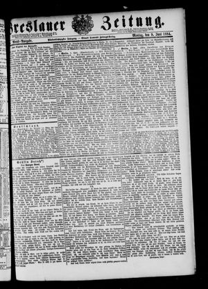 Breslauer Zeitung vom 09.06.1884