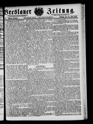 Breslauer Zeitung on Jun 10, 1884