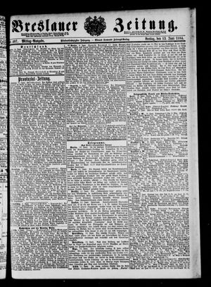 Breslauer Zeitung vom 13.06.1884