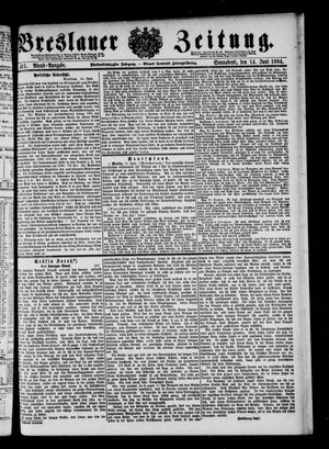 Breslauer Zeitung on Jun 14, 1884