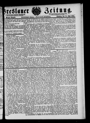 Breslauer Zeitung on Jun 15, 1884