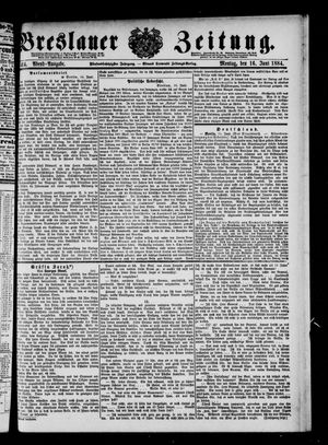 Breslauer Zeitung vom 16.06.1884