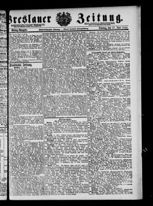 Breslauer Zeitung vom 17.06.1884