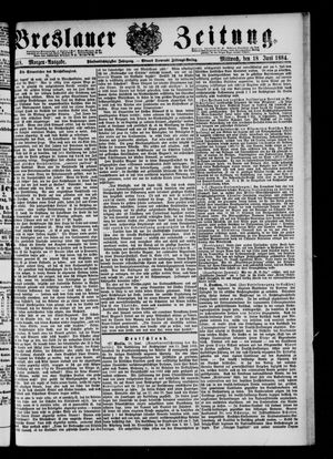 Breslauer Zeitung on Jun 18, 1884