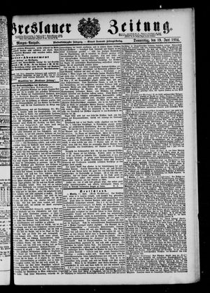 Breslauer Zeitung on Jun 19, 1884