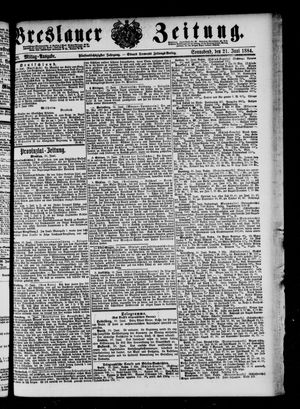 Breslauer Zeitung vom 21.06.1884