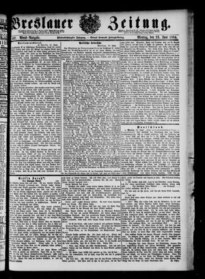 Breslauer Zeitung vom 23.06.1884