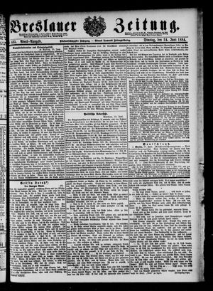 Breslauer Zeitung on Jun 24, 1884