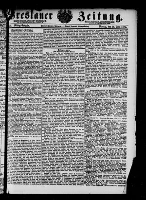 Breslauer Zeitung vom 30.06.1884