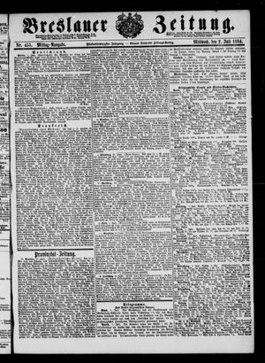 Breslauer Zeitung on Jul 2, 1884