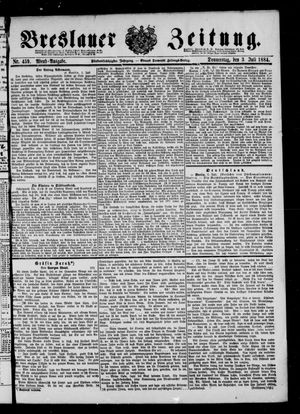 Breslauer Zeitung vom 03.07.1884