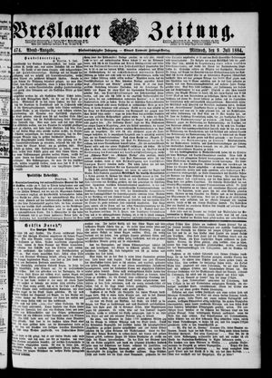 Breslauer Zeitung vom 09.07.1884