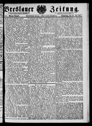 Breslauer Zeitung on Jul 10, 1884