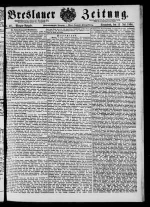 Breslauer Zeitung vom 12.07.1884