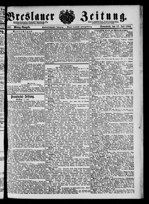 Breslauer Zeitung vom 12.07.1884