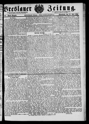 Breslauer Zeitung vom 12.07.1884