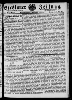 Breslauer Zeitung on Jul 13, 1884