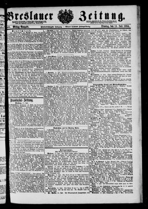 Breslauer Zeitung on Jul 15, 1884