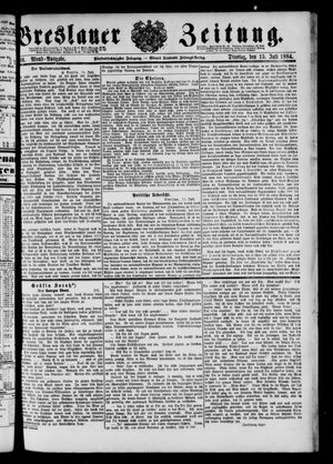 Breslauer Zeitung on Jul 15, 1884