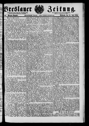 Breslauer Zeitung vom 16.07.1884