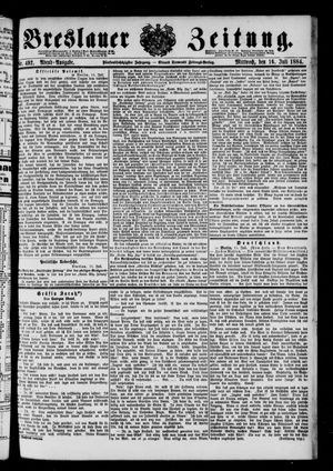 Breslauer Zeitung vom 16.07.1884