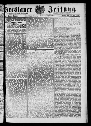 Breslauer Zeitung vom 18.07.1884