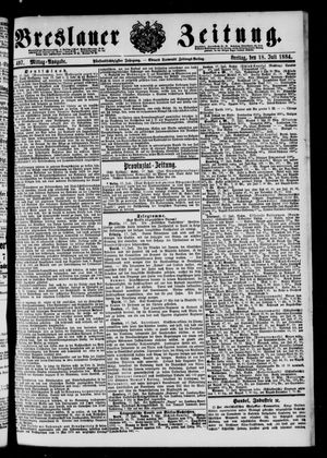 Breslauer Zeitung vom 18.07.1884