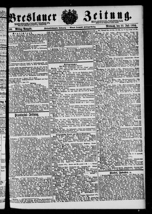Breslauer Zeitung vom 23.07.1884
