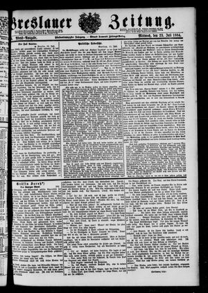 Breslauer Zeitung on Jul 23, 1884