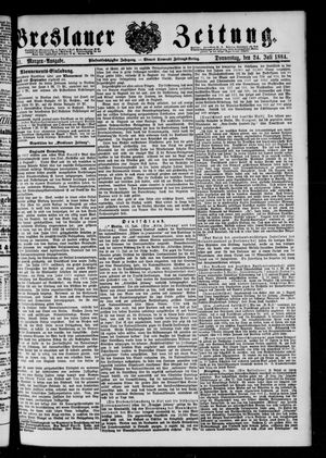 Breslauer Zeitung vom 24.07.1884