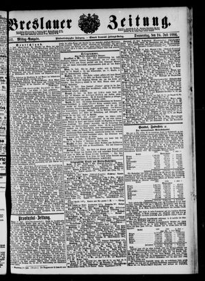 Breslauer Zeitung vom 24.07.1884