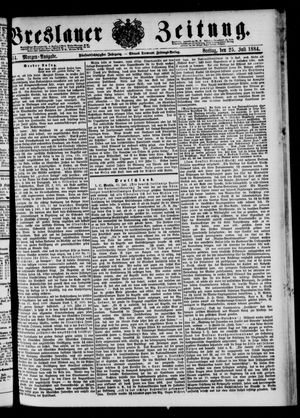 Breslauer Zeitung vom 25.07.1884