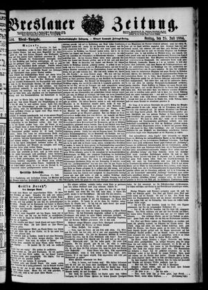 Breslauer Zeitung vom 25.07.1884