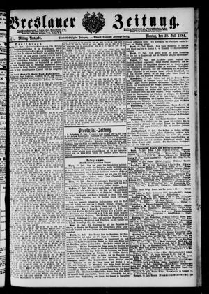 Breslauer Zeitung on Jul 28, 1884