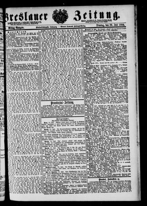 Breslauer Zeitung on Jul 29, 1884