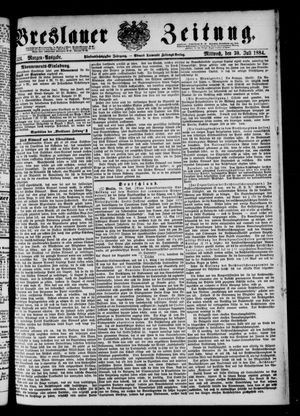 Breslauer Zeitung vom 30.07.1884
