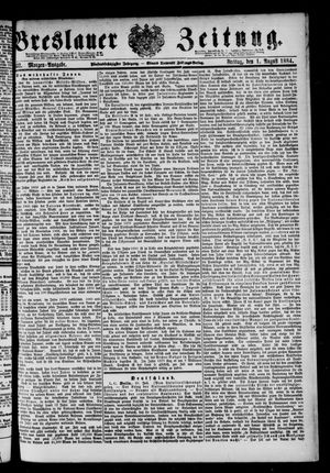 Breslauer Zeitung vom 01.08.1884